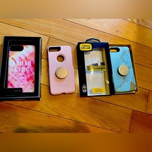 Lot of 3 iPhone 8 Plus Phone Cases